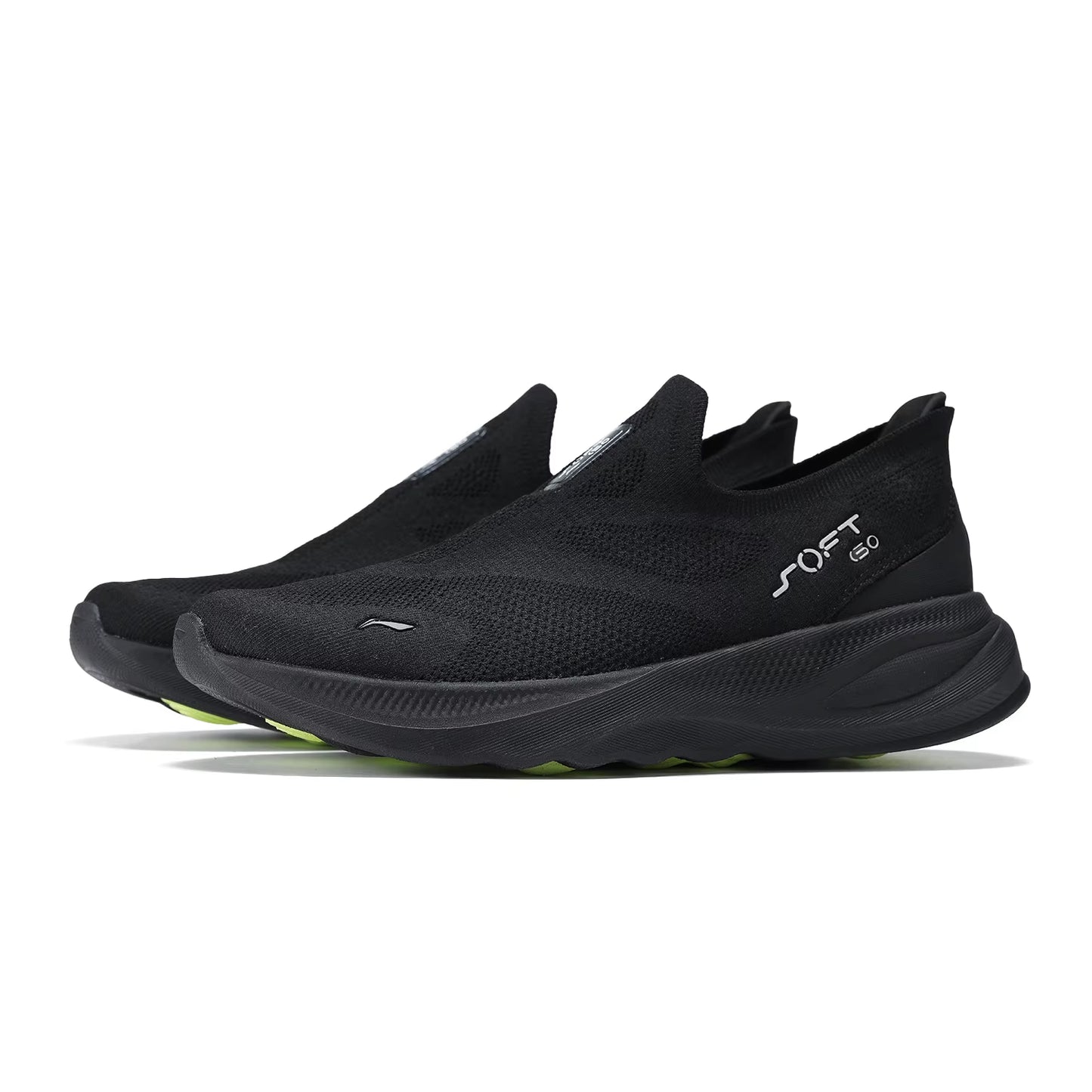 Li-Ning Men SOFT GO 2 KNIT Slip-On Casual Walking Shoes Cushion Comfy Stable Mesh Jogging Daily Sports Sneakers AGLV017