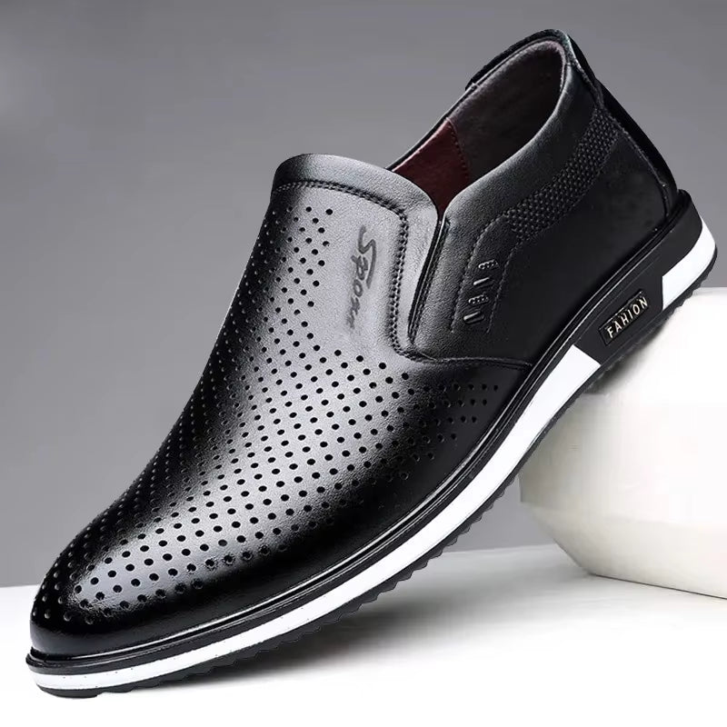 Brand Leather Shoes for Men Designer Loafers High Quality Adult Moccasins Men Driving Shoes Male Footwear Men'S Formal Shoes