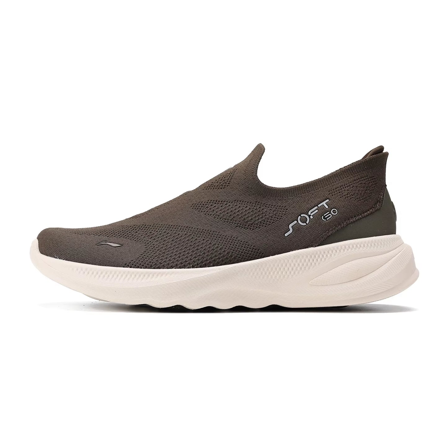 Li-Ning Men SOFT GO 2 KNIT Slip-On Casual Walking Shoes Cushion Comfy Stable  Mesh Jogging Daily Sports Sneakers AGLV017