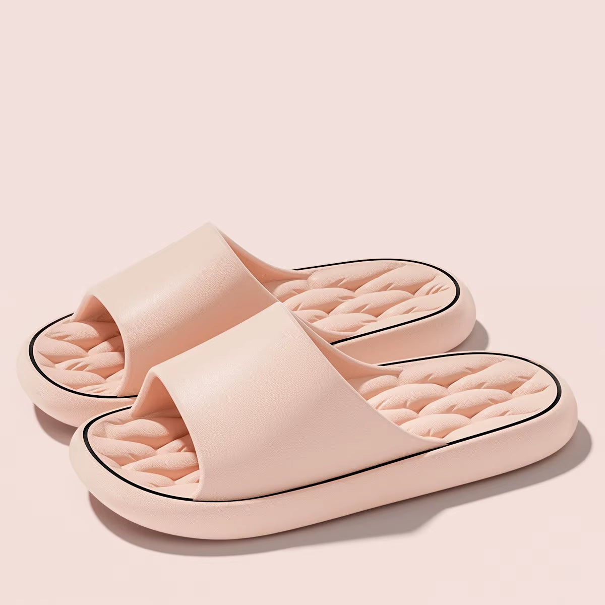 Super Light Soft Slippers Simple Fashion Slides EVA Elastic Shoes Colorful Sneakers in Door Bathroom Flip Flops