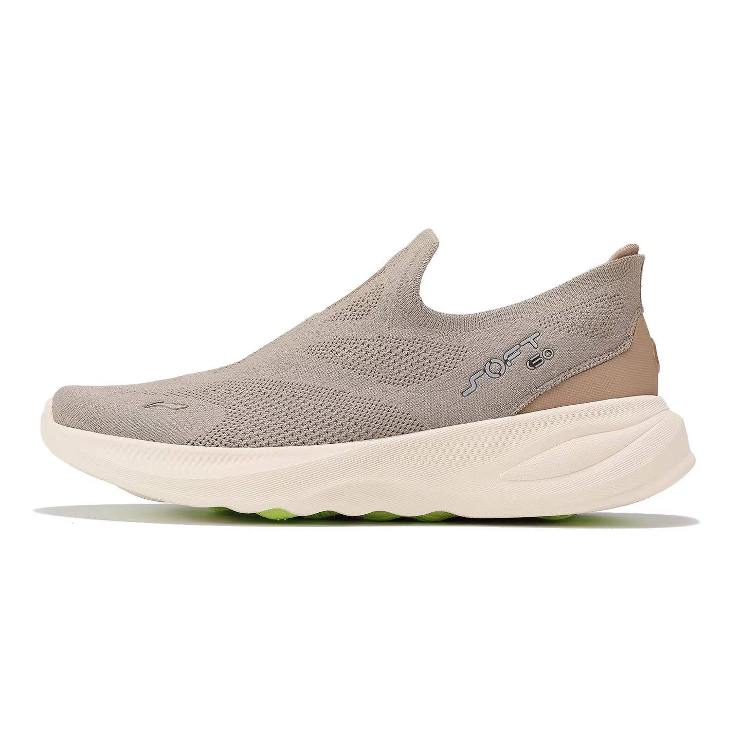 Li-Ning Men SOFT GO 2 KNIT Slip-On Casual Walking Shoes Cushion Comfy Stable  Mesh Jogging Daily Sports Sneakers AGLV017