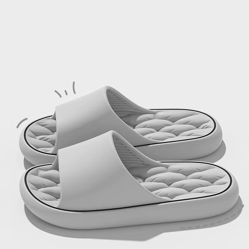 Super Light Soft Slippers Simple Fashion Slides EVA Elastic Shoes Colorful Sneakers in Door Bathroom Flip Flops