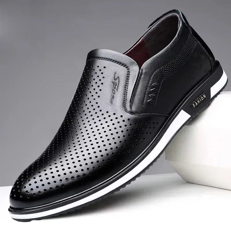 Brand Leather Shoes for Men Designer Loafers High Quality Adult Moccasins Men Driving Shoes Male Footwear Men'S Formal Shoes