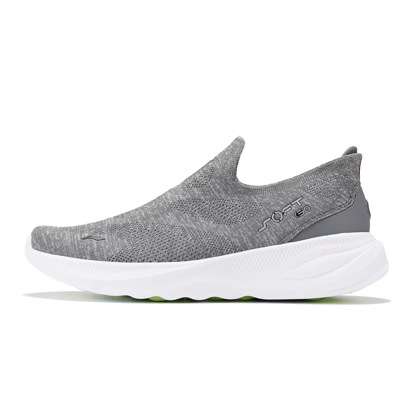 Li-Ning Men SOFT GO 2 KNIT Slip-On Casual Walking Shoes Cushion Comfy Stable  Mesh Jogging Daily Sports Sneakers AGLV017