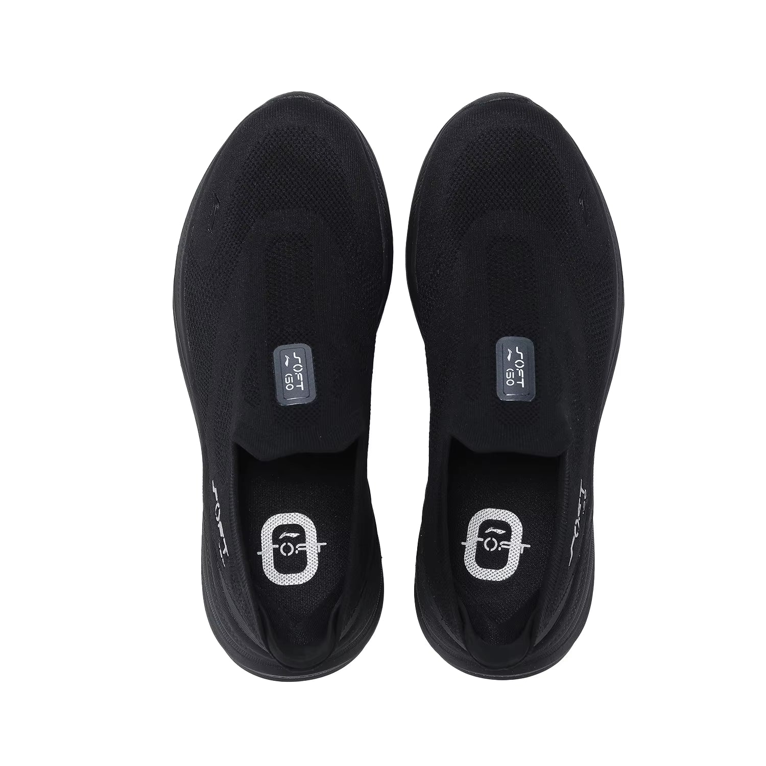 Li-Ning Men SOFT GO 2 KNIT Slip-On Casual Walking Shoes Cushion Comfy Stable  Mesh Jogging Daily Sports Sneakers AGLV017