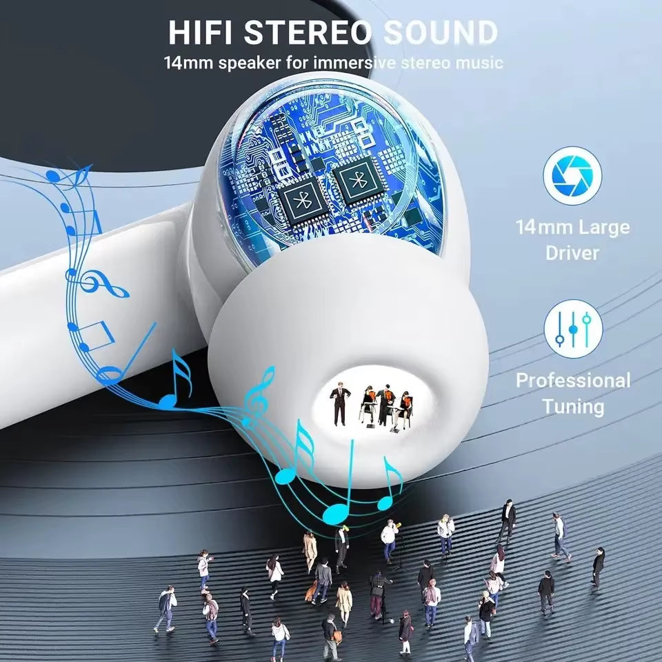 Original Air Pro Wireless Earbud Bluetooth Earphones for Xiaomi Iphone Samsung ANC Wireless Headphone Game Sport Microphone Hifi