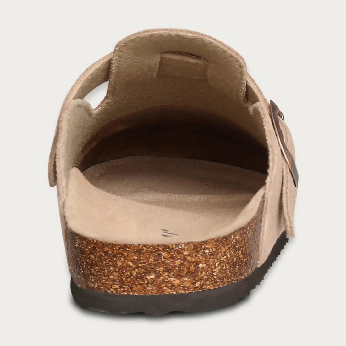 Fashion Clogs Slippers for Women Classic Suede Men Mules Cork Footbed Leather Potato Shoes with Arch Support Beach Slide