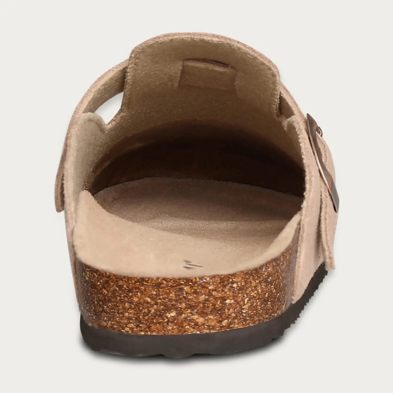 Fashion Clogs Slippers for Women Classic Suede Men Mules Cork Footbed Leather Potato Shoes with Arch Support Beach Slide